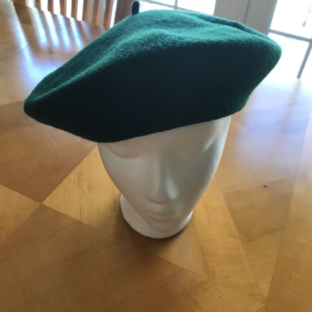 100 percent wool Green Beret